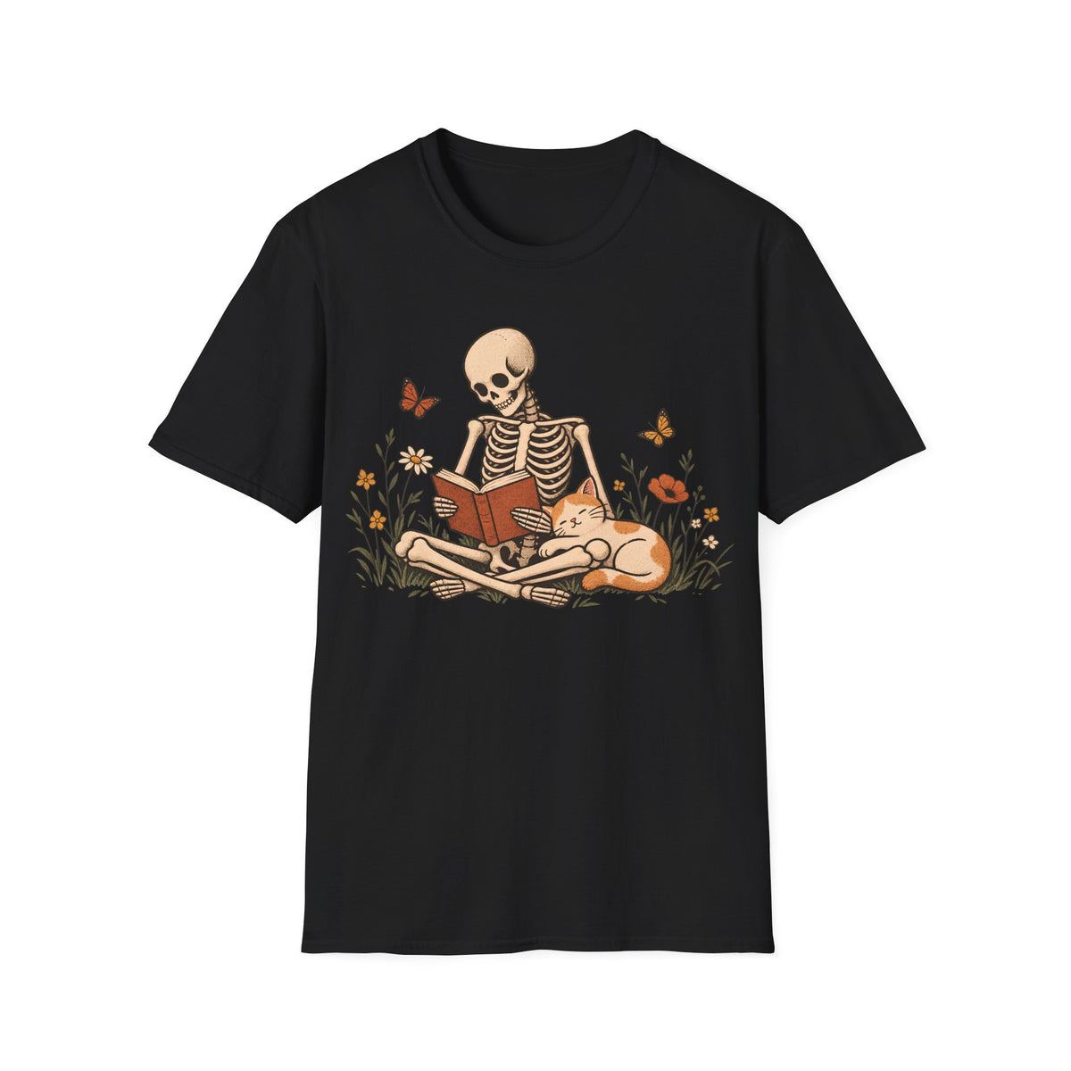 SKELETON WITH CATS