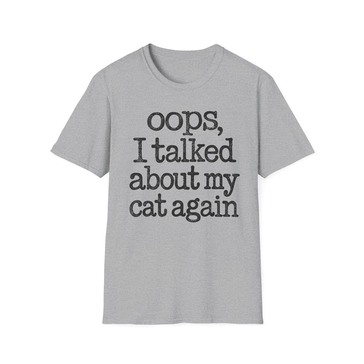 Oops, i talked about my cat again