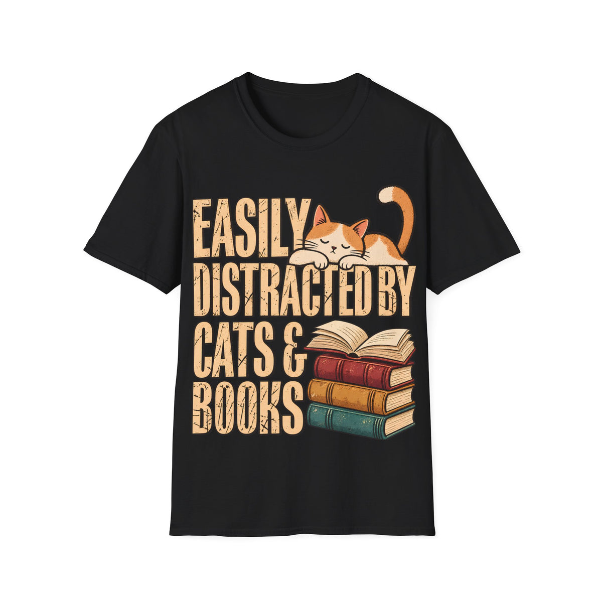 Easily distracted by cats & books