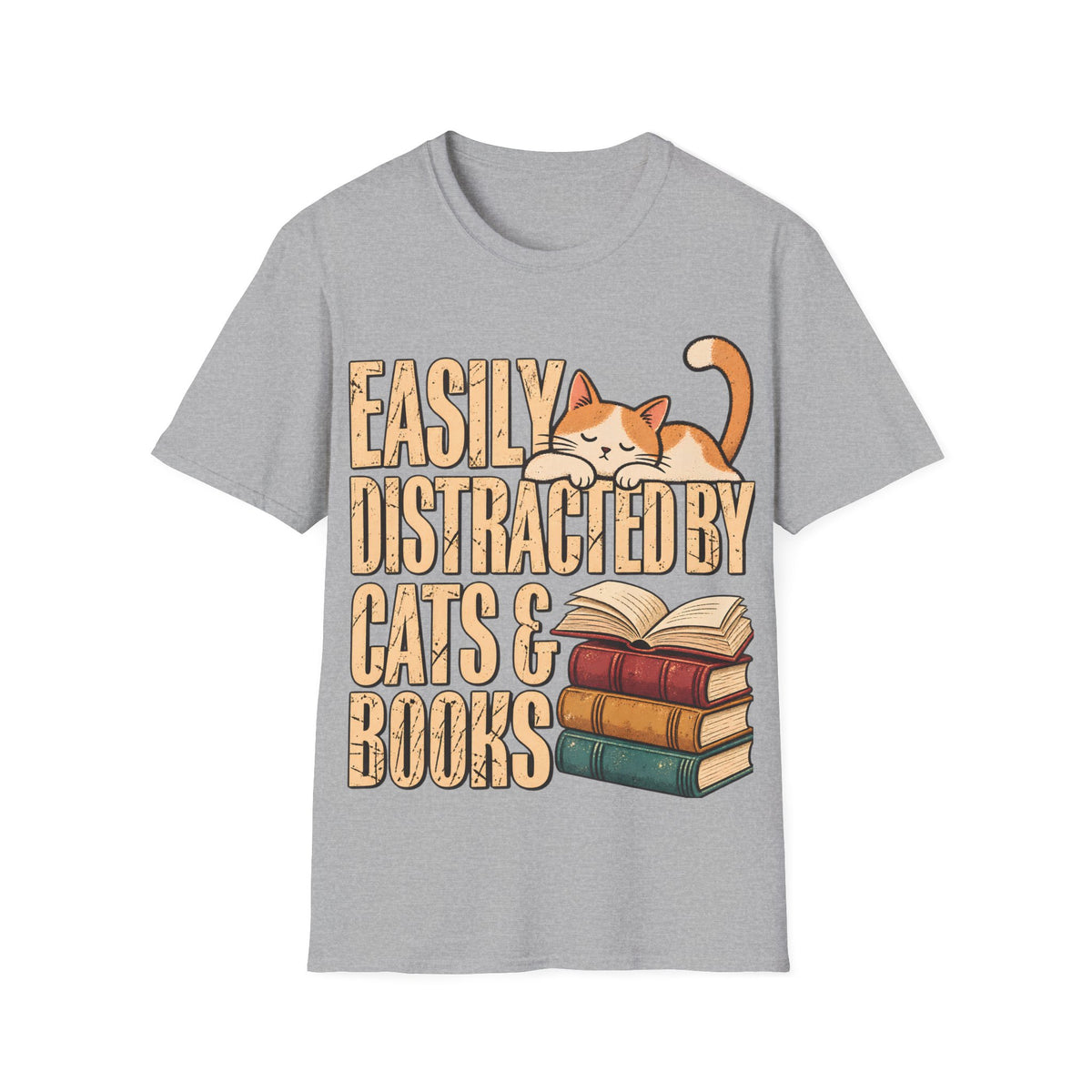 Easily distracted by cats & books