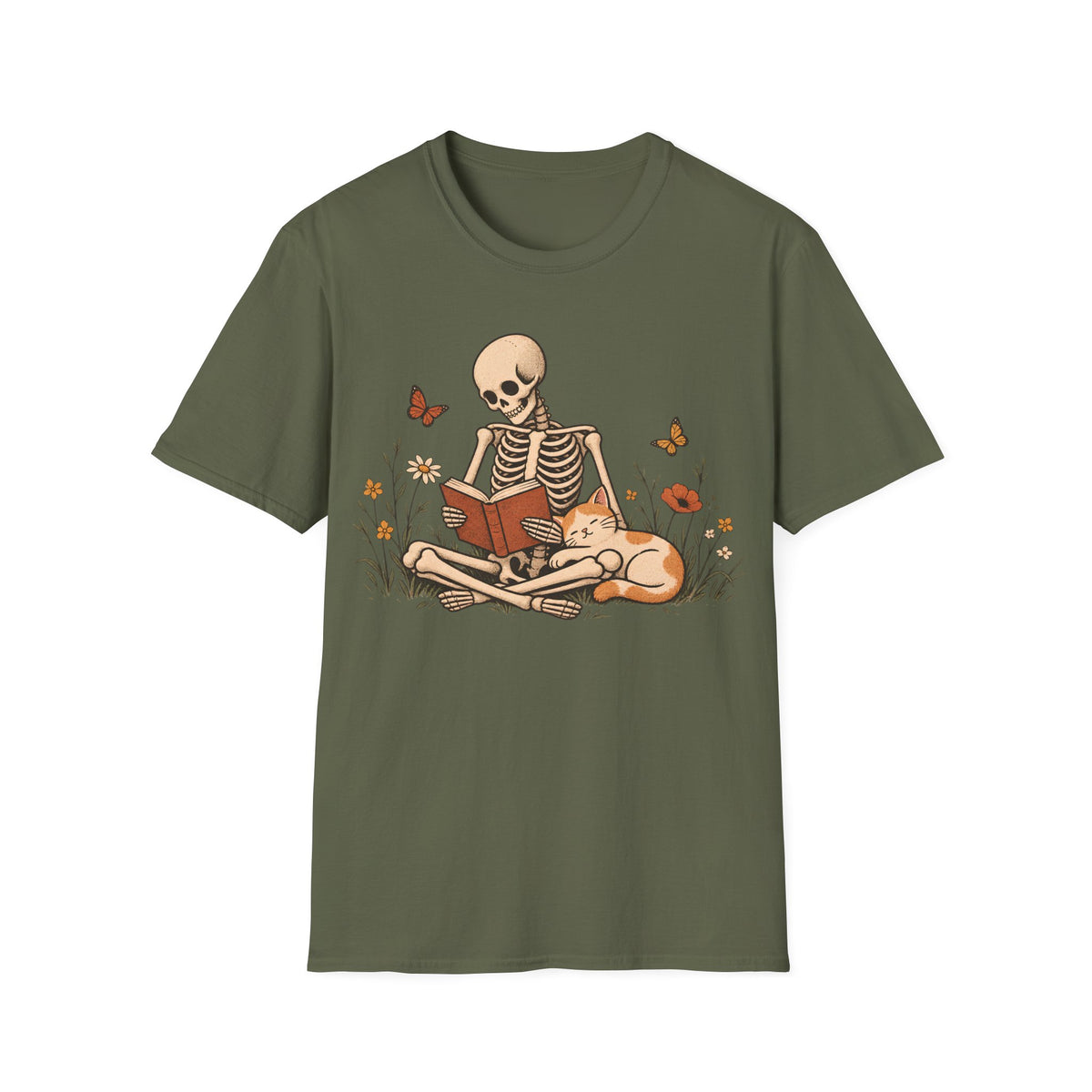 SKELETON WITH CATS