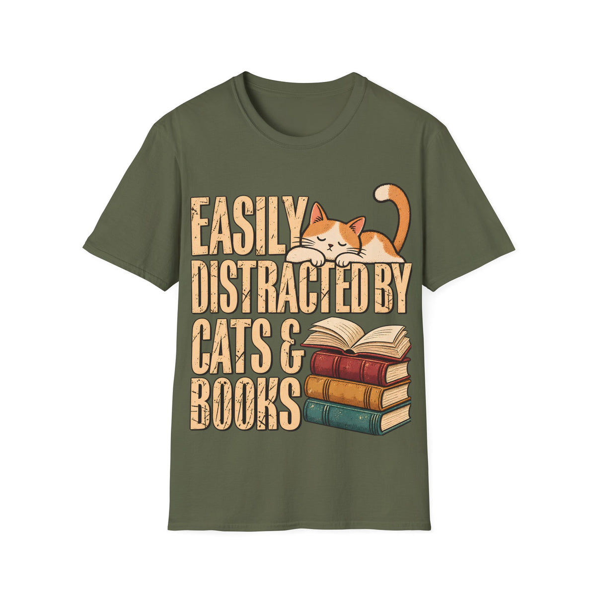 Easily distracted by cats & books