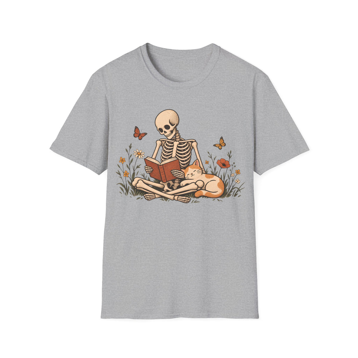 SKELETON WITH CATS