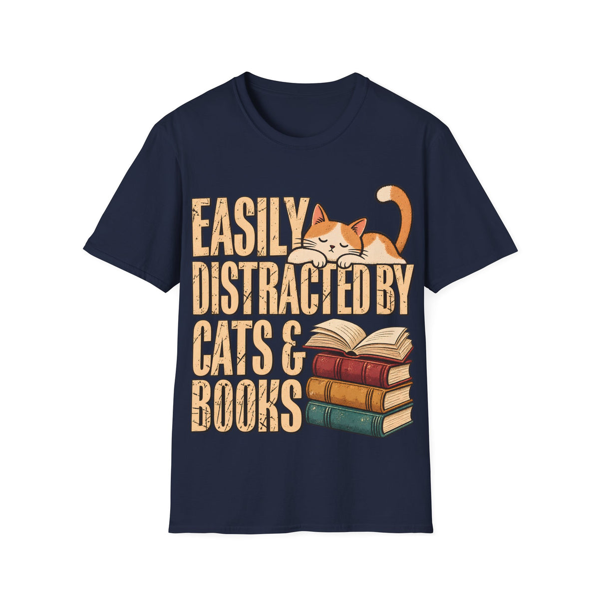 Easily distracted by cats & books